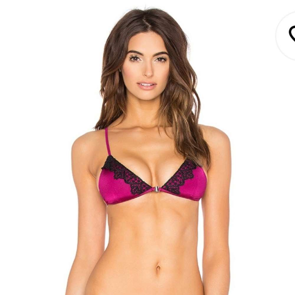 Stargarzer Blue Life Lace Bikini Tri Top - Large